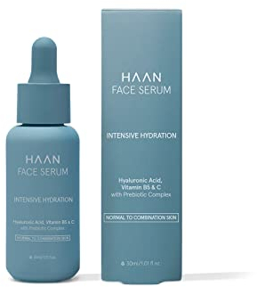 HAAN – Morning Glory Gesichtsserum mit Hyaluronsäure – Anti-Aging-Gesichtsserum für normale Haut/Mischhaut – Tropfen, nachfüllbar und vegan