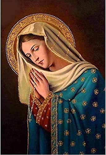 5D Diamond Painting Kits, Full Drill Religiöses Thema Diamanten Bild DIY Diamond Art, Christliche Strass Mosaik Gemälde für Home Wall Decor Weihnachtsgeschenke, 30,5 x 40,6 cm Leinwand (Bild #5)