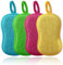 4 PCS Eponge Reutilisable Lavable, Eponge Vaisselle Microfibre Double Face éponge Lavable pour Cuisine Plaques Poêles Casseroles et Poêles Produits Menagers Maison