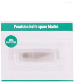 Craftelier - Confezione da 5 Lame di Ricambio Compatibili con il Bisturi di Precisione da 16 cm | Lame Triangolari in Acciaio al Carbonio (SK4)