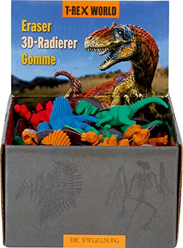 Die Spiegelburg 3D-Radierer - T-Rex World, sort.