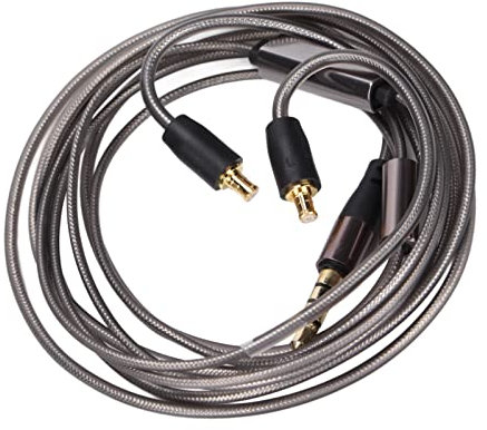 A2DC-Kopfhörerkabel, Ersatz-Upgrade-Kabel mit Mikrofon für ATH CKS1100 E40 E50 E70 LS200 LS300 LS400 CKR90 CKR100 LS50 LS70