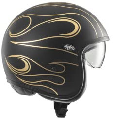 Premier Unisex-Adult Vintage Offener Helm, FR Gold Chromed BM, L