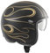 Premier Unisex-Adult Vintage Offener Helm, FR Gold Chromed BM, L