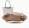 Lckaey Y012-beige-M Geldbörsen-Organizer für Taschen, mittelgroß