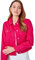 Roman Originals Jean Denim Jacket for Women UK - Ladies 100% Cotton Summer Casual Stretch Crop Smart Utility Trucker Biker Fitted Vintage Wash Faded Classic Jeans Work - Fuchsia - Size 14