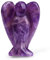 XIANNVXI Schutzengel Geschenk Amethyst Engel Figur Heilung Kristall Edelsteine Poliert Steine Statue Reiki Angel Schutzengel Figur