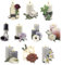 Ideen mit Herz 3-D Motive, ausgestanzt, ca. 7-10 cm, 10 Stück im Beutel | Bilder zum Basteln & Dekorieren | Grußkarten selber machen | Bildmotive für Scrapbooking & DIY-Deko (Kondolenz Kerzen)