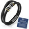 CheersLife Geschenk für Sohn Lederarmband Herren 3 Lagen Mutter Sohn Geschenk Armband Herren