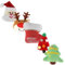 POPETPOP 5 Pièces Jouets De Chat Intéressants De Noël - Herbe à Chat, Jouets Taquins Et De Dentition, Arbre Et Sapin De Noël en Coton PP pour Chaton