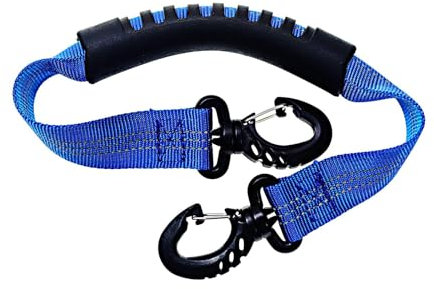 MagiDeal Inline-Rollschuh-Schuhgurt, Skating-Schuhe, Hängegriff, Schnalle, Skistiefel-Tragegurt für Skateboard, Kinder, Männer, Frauen, Blau