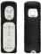 kwmobile Protector Mando Compatible con Nintendo Wii Remote Controller Funda Mando - Silicona Antideslizante - negro