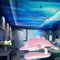 Lisveory DelphinSternenhimmelprojektor,planetarium projektor,LED Nachtlicht intelligente Fernbedienung Galaxy Sternenprojektor, 8 Farben für Weihnachten Geschenk, Kinderzimmer Dekoration (pink)