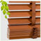 Echtholz Horizontaljalousie 55/70/95/110/135cm braun Holz Jalousien Jalousie Tag und Nacht Rollos 40x180cm