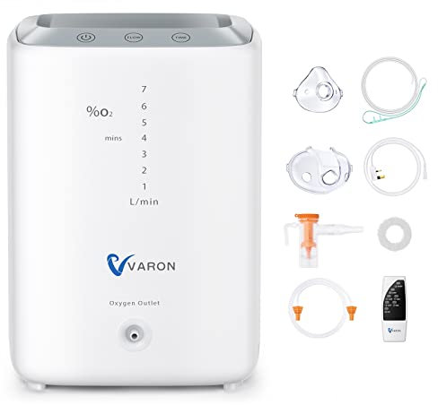 Dispositivo de oxígeno para el hogar 1-7 l/min 30%-90% Concentrador de oxígeno continuo ajustable para el hogar Generador de oxígeno para el hogar