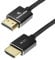 Alvin's Cables Câble HDMI vers HDMI 8K 2.1 8K@60Hz 4K@120Hz haute vitesse pour Atomos Ninja pour Sony FS5 FS7 FX9,BMPCC, pour Canon C300 C500 Câble spirale tressé Noir