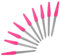 NIYANGLE 10pcs Nail File Double-Sided Portable Nail Files for Salons and Home Care Lightweight and