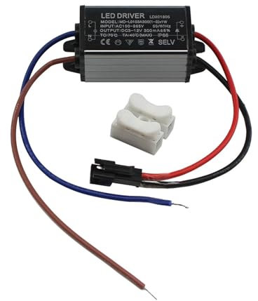 Aluminium IP66 1-3W LED Driver 300mA AC 100-265V to DC 3-12V Power Supply Lighting Transformer Drivers Ballast