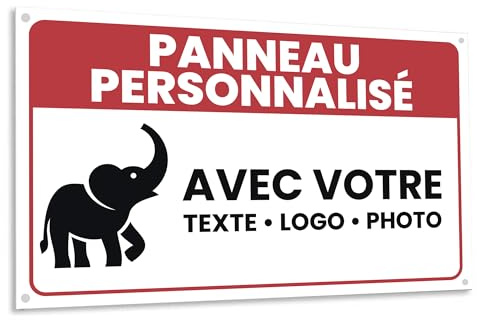 Targa personalizzata in alluminio o plastica con scritte, foto o logo | Insegna personalizzata per porta, ufficio o negozio | Diverse dimensioni disponibili