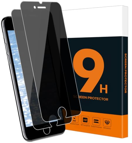 Carantee 2 Stück Sichtschutz für Panzerglas für iPhone 6/6s/7/8/SE 2020