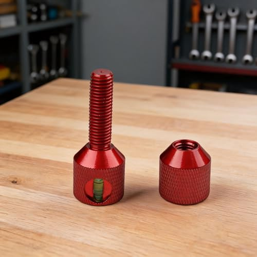 Pasadores de alineación de brida de doble agujero de aluminio con nivel integrado, para alineador circular de pernos para instalación de bridas de 150 libras, accesorios de montaje de tuberías