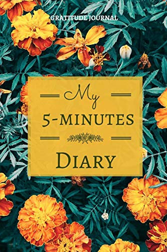 MY 5-MINUTES DIARY GRATITUDE JOURNAL: A5 notebook dotgrid | gift idea for women | mindfulness journal | gratitude journal | daily diary | motivation | self planner