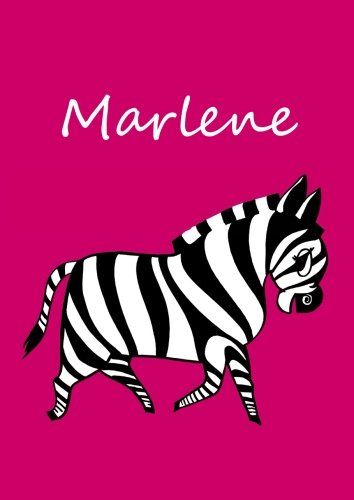Malbuch / Notizbuch / Tagebuch - Marlene: A4 - blanko