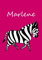 Malbuch / Notizbuch / Tagebuch - Marlene: A4 - blanko