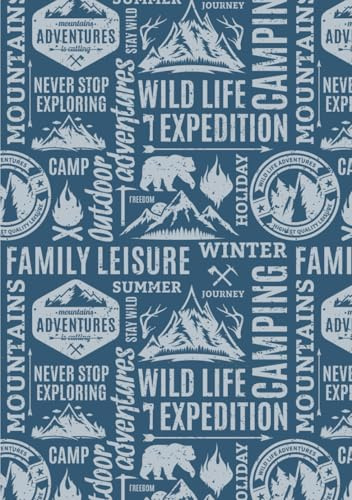 Camping Journal & RV Travel Logbook: RV Trip Campsite Caravan Holiday Record & Adventure Travel Notebook