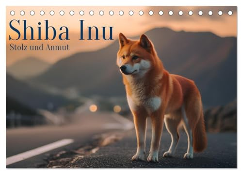 Shiba Inu - Stolz und Anmut (Tischkalender 2026 DIN A5 quer), CALVENDO Monatskalender: Shiba Inu - Faszination japanischer Schönheit (CALVENDO Tiere)