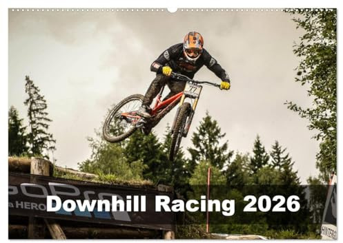 Downhill Racing 2026 (Wandkalender 2026 DIN A2 quer), CALVENDO Monatskalender: farbig, actionreich, spannend, querformat (CALVENDO Hobbys)