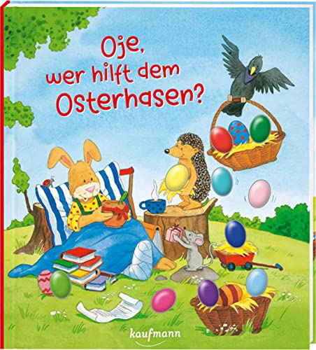 Oje, wer hilft dem Osterhasen?: Funkel-Bilderbuch mit Glitzersteinen (Bilderbuch mit integriertem Extra - Ein Osterbuch: Kinderbücher ab 3 Jahre)