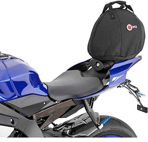 QBag Heck-/Sitzbank-/Helmtasche 01-15 Liter Stauraum, Robustes Nylon - Tragegriff und Doppel-D Riemen