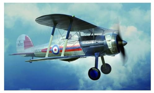 Merit 64803 - Modellbausatz Gloster Gladiator MK1, grau