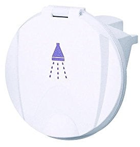 boitier de douchette chromé flexible 3m - nuova rade