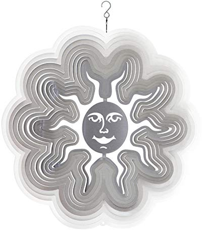 Spin Art Original Sun Silver Windspiel (15,2 cm)