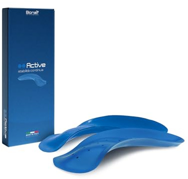 Bionaif Plantare Attivo – Plantare Ortopedico per Fascite Plantare, Alluce Valgo, Piede Piatto e Tallonite, Made in Italy, Blu Medio, Taglia 39–42 (71–80 kg)