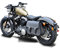 Packtasche für Motorräder Boston 20 Liter verschiedene Modelle Harley Davidson linke Seite Buffalo Bag.