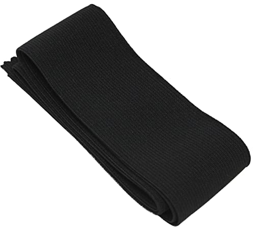 BIG-SAM - Gummiband/Gummilitze - 50mm breit - (1 Meter, Schwarz)
