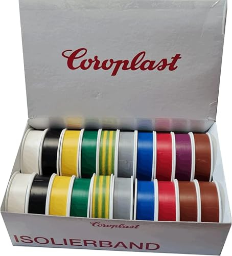 Isolierband Coroplast Box VDE Isoband Klebeband Elektriker Band Violett