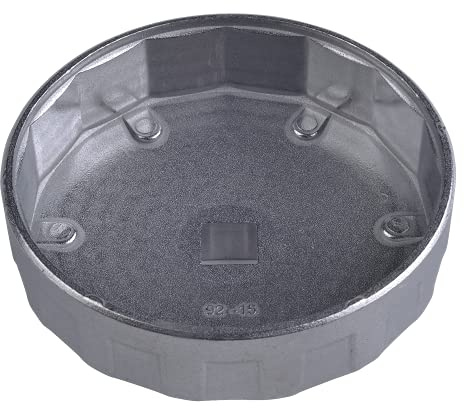 SW-Stahl 08450-92/15 Ölfilterglocke 92 mm - Ölfilterschlüssel 15-kant | Passend für Nissan & Isuzu, aus robustem Aluguss mit 1/2 Zoll Antrieb, Premium Qualität für den Ölfilterwechsel