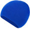4sold Wave Herren Wurm Winter Wintermütze Style Beanie Mütze Wendemütze mit Fellbommel HAT SKI Snowboard (Blue)