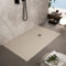 OLIMPO DOCCE - Piatto doccia in marmo resina Crema pietra cemento PLUS - 75x75