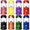 MalloMe Lanterns Lot de 8 lanternes LED à piles – Lanterne de camping d'urgence – Lampe portable pour tente de camping à la maison, à l'intérieur, aux pannes de courant, 8 multicolores