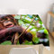 Oduo Tischdecke Wasserdicht Polyester Rechteckig, Tischdecke mit 3D Tierdruck Pflegeleicht Fleckschutz Ölfest Abwaschbar Outdoor Garten Deko Farbe & Größe Wählbar (Brauner AFFE,140x220cm)