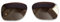 PolarLens Polarisierte Ersatzgläser für Oakley Crossrange XL - kompatibel mit Oakley Crossrange XL Sonnenbrille Gr. Einheitsgröße, braun