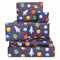 Central 23 - Süßes Geschenkpapier für Jungen - 6 Blatt Geburtstagsgeschenkpapier - Raketen - Planeten im Weltraum - Sterne - Navy - Bunt - Recycelbar
