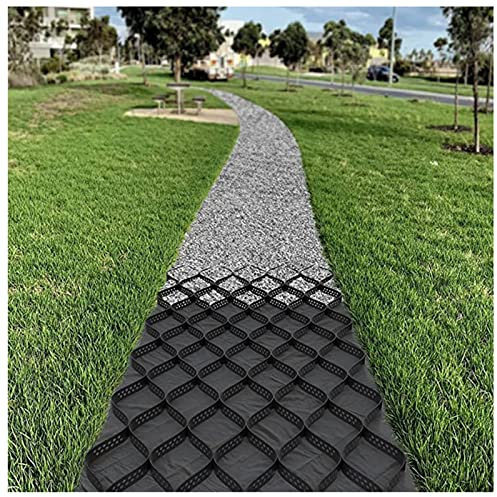 5 6 7 8 9 10 M Klappbares Bodengitter Durchlässiger Pflasterstein, Bienenwabe Schneidbar Kiesgitter Stabilisator, Für Terrassengehweg-Schuppensockel, 1800 Pfund Last (Size : 2x7m/6.6x23ft)