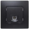 LEGRAND Prise téléphonique RJ11, gamme Niloé Monobloc, mécanisme complet avec cadre, noir, 396493