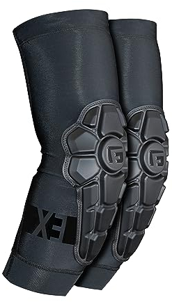 G-Form Pro-X3 Ellbogenschützer - Dirt Bike & Mountain Bike Ellbogenschützer - Fahrradzubehör - Triple Matte Black, Erwachsene Large
